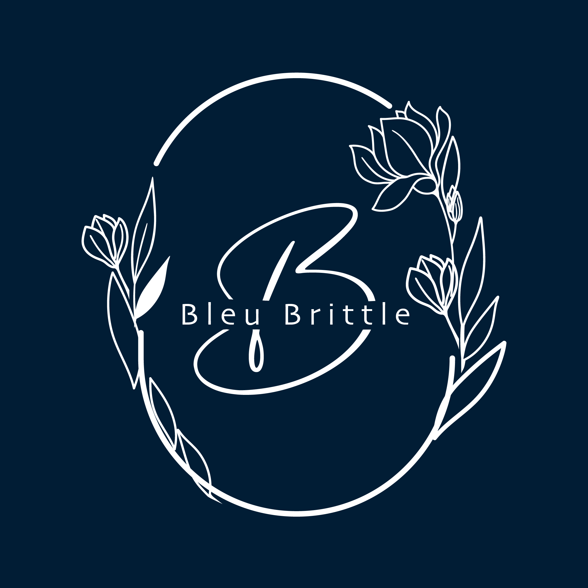 Bleu Brittle logo Bleu Brittle logo